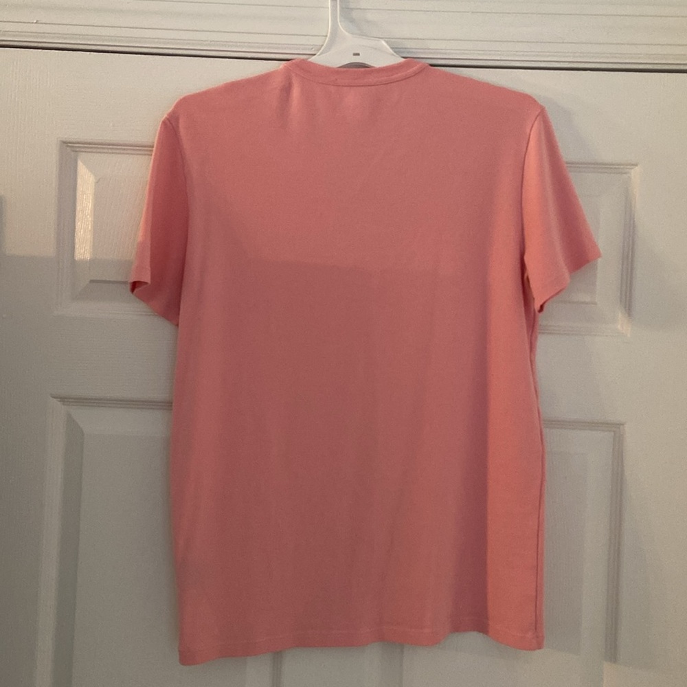 Tom Ford Peach Short Sleeve V-Neck Shirt - Picture 6 of 6